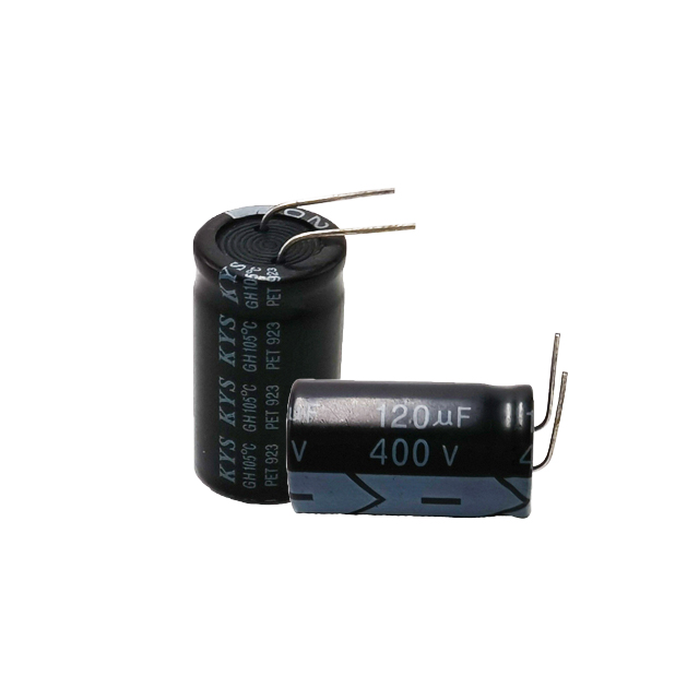 長壽命彎腳 400V120UF  高品質(zhì)電解電容供應